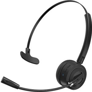 BlueFire Bluetooth Headset with Microphone, Single-Ear On-Ear Headphones, Lightweight & Comfortable, Clear Call Noise Reduction, Multipoint Connection for Truck Drivers, Office & Call Center