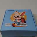 Bunny Chair for Kids 1-4 Years, Wooden Base with Removable Cushion, Anti-Tip Toddler Stool, Baby Nursery Decor Gift, Rabbit Design1pack/Brown (Camel)