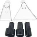TunaMax Universal Work with All Shop Vacs with 2-1/2" & 1-7/8" &1-1/4" Three Adapters Extractor Attachment for Upholstery & Carpet Cleaning & Auto Detailing