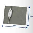 TheraCare Deluxe Heating Pad | Moist & Dry Heat | Four-Heat Settings | Sore Muscles | Soothing Warm Relief | Personal Size 12 x 15 | Safe, Automatic Shut Off