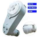 24V Motor RS775 Gearbox Replacement Parts for Ride On Toys Car High Speed Power Wheels Motors Upgrade High Torque DC Motor Parts for Kids Electric Car Upgrade Accessories