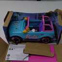 Barbie Hot Wheels RC SUV, Remote-Control Pink Vehicle That Fits 2 Fashion Dolls & Accessories, Includes Kid-Applied Stickers for Customization