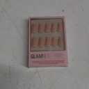 Glamnetic Press On Nails - Exposed | Medium Coffin Fake Nails, Nude Opaque Neutral, Reusable | 15 Sizes - 30 Nail Kit