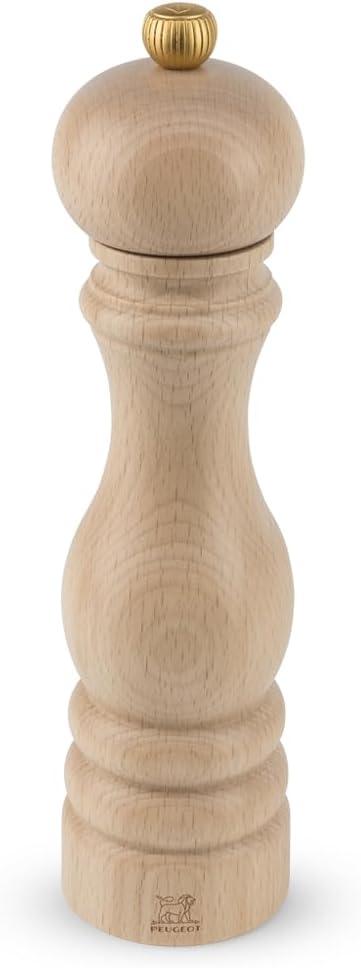 Peugeot - Peugeot - Paris Manual Salt Mill - Classic Adjustable Grinder - Beechwood, Natural (8.67in.)