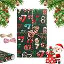 MYSQIHO 67 Christmas Wrapping Paper, 6 7 Wrapping Paper, 67 Meme Funny Christmas Wrap Paper, Gift Wrap with Santa 67 Meme, Funny Six Seven Holiday Wrapping Papers (A)
