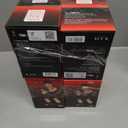 8 x TEKXYZ Reflex Ball with Counter App & Online Community, 2 Difficulty Levels Boxing Ball with Headband, Perfect for Reaction, Agility, Punching Speed, Fight Skill & Hand Eye Coordination Training (Black/Red)