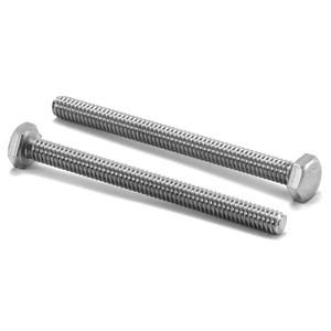 3/8-16 x 3 Hex Head Screw Bolt, 10Pcs 18-8 (304) Stainless Steel, Fully Threaded, Plain Finish, by SG TZH 3/8-16 x 3 Hex Head Screw Bolt, 10Pcs 18-8 (304) Stainless Steel, Fully Threaded, Plain Finish, by SG TZH