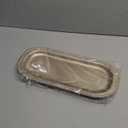 Wooden Decorative Tray, 13.95.9" Oval Distressed Boho Coffee Table Tray Decor, Kitchen Dining Table Trays Farmhouse Home Decor, Wood Beaded Rustic Trays for Living Room, Bathroom (Golden Brown)