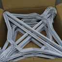 120 Pcs 16" Wire Hangers Bulk Metal Wire Hangers for Clothes Dry Cleaner Hanger for Coat (White)