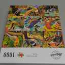 1000 Piece Jigsaw Puzzle for Adults Colorful Cut-Paper Style Birds Puzzle 1000 Piece, Challenging Jigsaw for Game Night, Giftable Puzzle with Sectioned Back Design, 24 x 24 in
