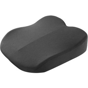 Booster Car Seat for Adults, Wedge Cushion Non-Slip Chair Cushion Pads Black Seat Pads, Portable Car Seat to Raise Height 3.9 in for Cars, Trucks Vehicles and Office Chair