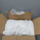 SERTA Down Illusion All Season Hypoallergenic Down Alternative Comforter with Corner Loops, King/Cal King, White