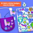 KRAFUN My First Sewing Bag Kit Arts & Crafts for Beginner Kids, 6 Easy DIY Sewing Handbag Pouch Sleeve Projects of Animal Theme, Instructions Learn to Sew & Felt Embroidery, Gift for Girls & Boys