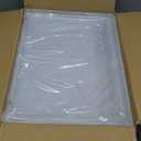 K.T.Z Shoe Boxes,Clear Plastic Shoe Box Magnetic Side Open Stackable Shoe Box (D Style Transparent, 1 PCS)