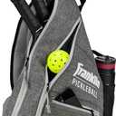 Franklin Sports Pickleball Bags - Sling Bag Backpack for Gear + Equipment - Men + Women - Holds Paddles, Balls + Accessories (One Size, Gray)
