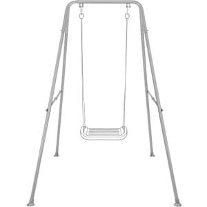 Baby Swing Stand, Heavy Duty Foldable Swing Stand A-Frame Metal Swing Stand Frame for Backyard Indoor & Outdoor Use (Hammock Chair not Included) (Gray)