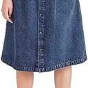 DOCKERS Women's Midi Skirt (31, Denim)