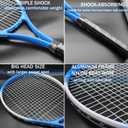 Adult Tennis Racket Set of 2 Players with Bag for Beginners