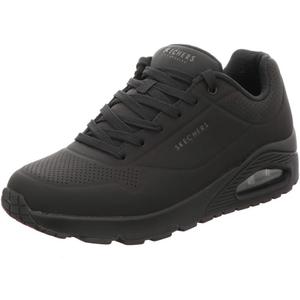 Skechers Men's Uno-Stand on Air Oxford, Black/Black, 8