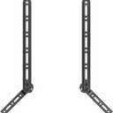 WALI Sound Bar Mount Bracket, for Mounting Above or Under TV, with Adjustable 3 Angled Extension Arm, Fits Most 23 to 65 Inch TVs, up to 33 lbs (SBR202) (Length Up to 18.9")