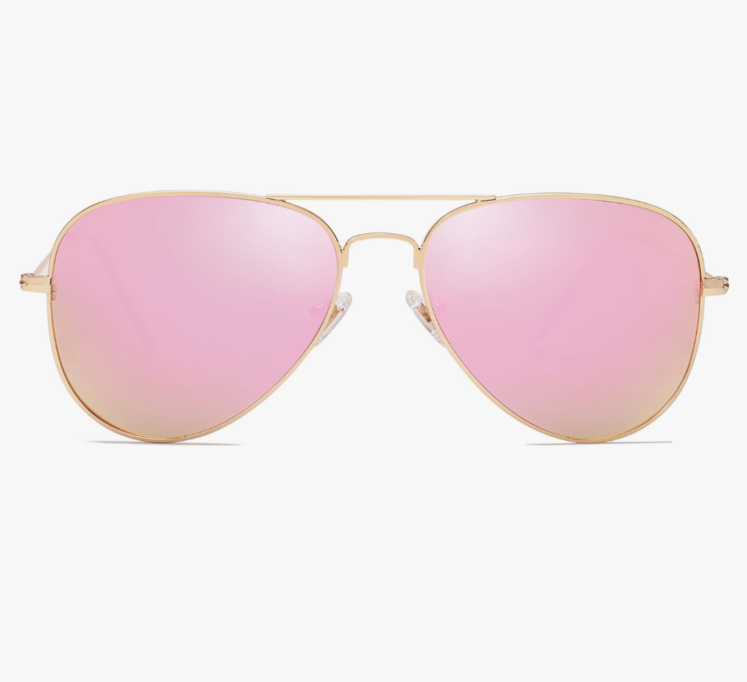 Classic Aviator Polarized Sunglasses for Men Women Vintage Retro Style