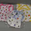 Nuanchu 3 Pieces Cat Recovery Suit Kitten Recovery Suit E-Collar Alternative for Cats and Dogs Abdominal Skin Anti Licking Pajama Clothes Sets(Large,Strawberry Style,Colorful)