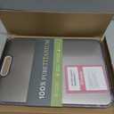 Titanium Cutting Boards for Kitchen, 2-in-1 Double Sided Food-Grade Pure Titanium&Wheat Straw PP, Non-Toxic, Non-Slip, Dishwasher Safe, Ideal for Meat, Vegetables, Fruit(Ti Silvery White, 16"L x 11"W)