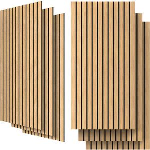6 Pack Acoustic Panels, 47.2" x 23.6" Sound Proof Panels, Khaki
UMIACOUSTICS, 0.4" Thick, Polyester Fiber Core with Wood Grain Veneer