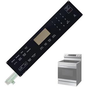 Upgraded DG96-00850H Range Membrane Switch Touchpad Control Panel Compatible with Samsung Gas Ranges Ovens NE63A6511SS/AA-00,NE63A6511SS/AC,NE63A6511SG/AA-00,NE63A6511SS/AA
