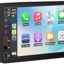 7" Double Din Car Stereo with Wireless Apple CarPlay & Android Auto, Built-in DSP Exclusive, 240W Hi-Power Audio, Bluetooth 5.3 Handsfree, FM Radio, Steering Wheel Control