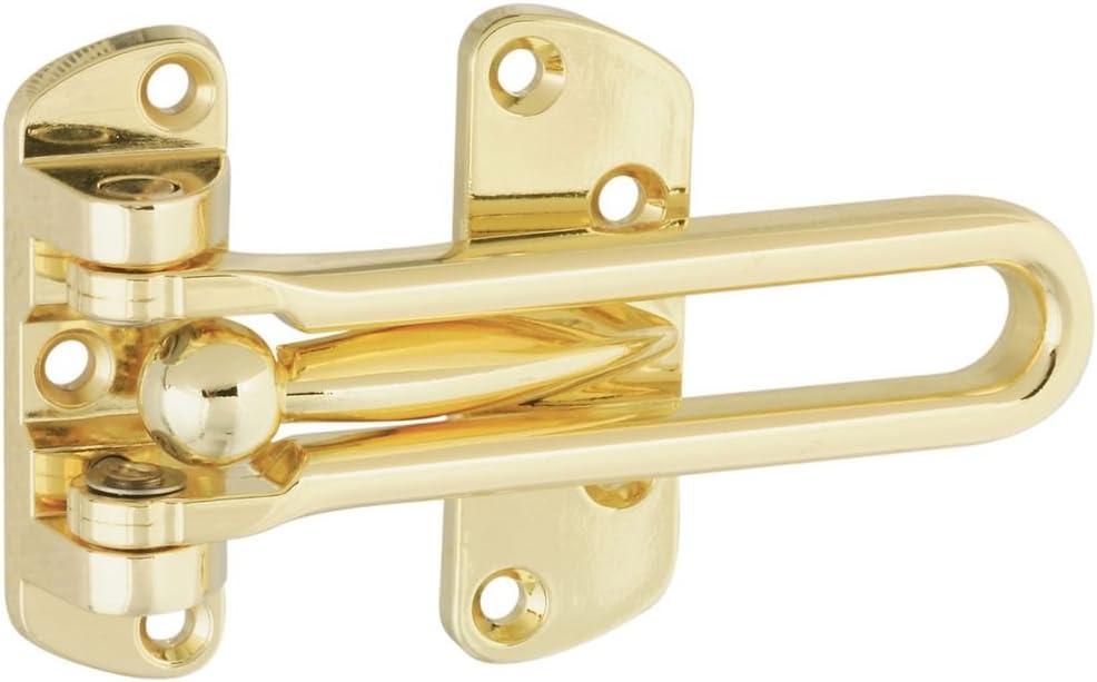 National Hardware N199-679 V804 Door Security Guard in Brass