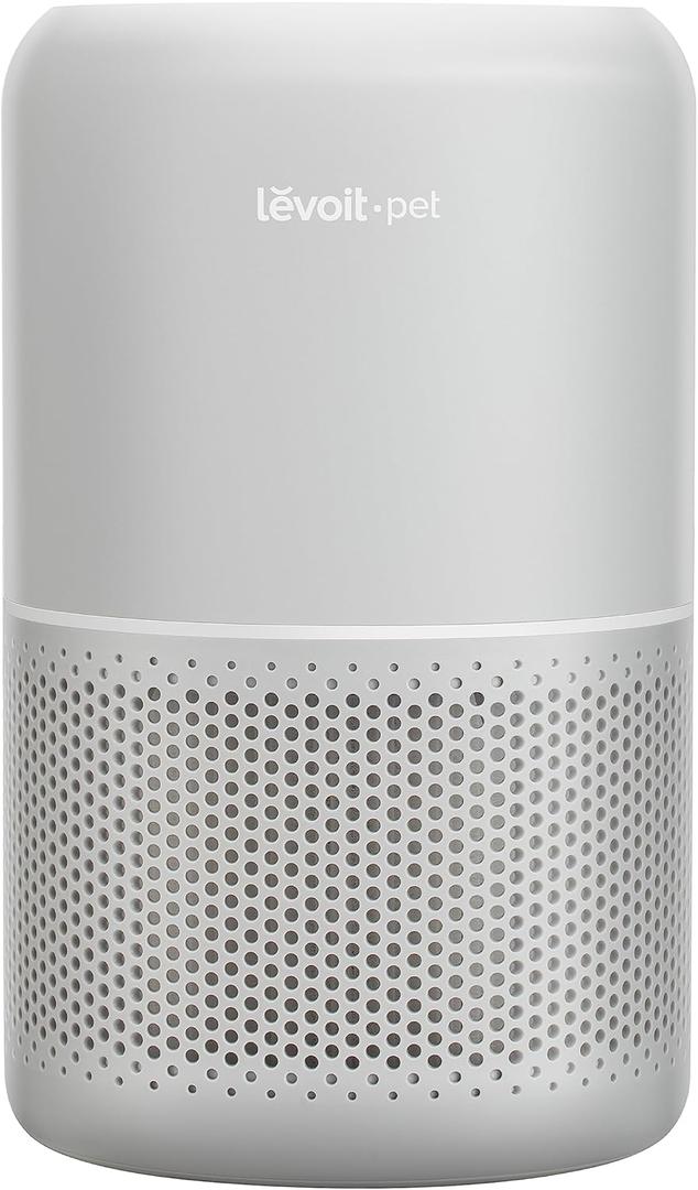 LEVOIT Air Purifiers for Pets in Home Large Room and Bedroom, Efficient Activated Carbon Filter for Hair Dander Odors, Captures Smoke, Dust, Mold, Pollen, Pet Lock, Hepa Sleep Mode, Core P350-P, Grey (Gray)