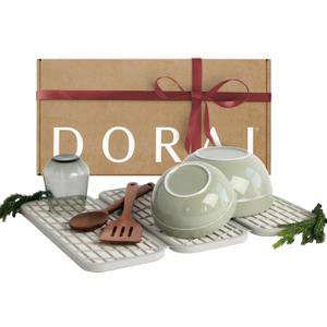 Dorai Home Dish Pad  Quick-Dry Diatomite Stone Drying Mat for Kitchen Counter, 19.9" x 15.2" x 0.52", Sandstone