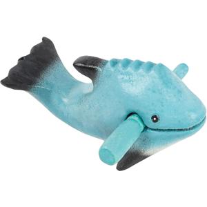 Wooden Instrument - Percussion Musical Tone Block Craft (4" Dolphins Whistle Guiro)