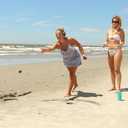 TidalBall Set | America's Beach Game | Portable Beach Cornhole Alternative | Sand Toss Game, Balls Float, 2 Koozies Included | Outdoor Beach Games for Adults, Teens & Family (10in. x 4in. x 2.5in.)