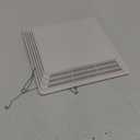 S97013576 Bathroom Fan Cover Grille Fits For Broan NuTone Bathroom Fans 2684F 576 676 684 684NT