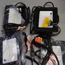 aqxreight 30W Outdoor LED Flood Light with Plug Switch for Bars Clubs Body Painting and Fluorescent Effects