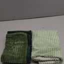 MIULEE Boho Farmhouse Sage Green Throw Pillow Covers 18x18 Inch Set of 4 Mordern Nordic Cushion Covers Soft Corduroy Spring Home Decor for Couch Bed Sofa Living Room Forest Green