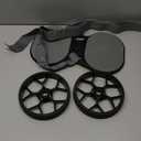 VINSGUIR Ab Roller Wheel for Beginners to Pros, Ab Roller with Adjustable & Detachable Resistance Band, Core Workout Equipment for Home Gym, Abdominal Wheel with Exercise Guide and Knee Pad, Men Women (Black)