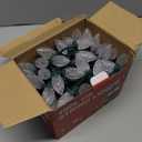 TW SHINE C9 Christmas Lights, 100 LED 66 FT Christmas String Lights Outdoor with 8 Modes Timer Waterproof Connectable for Indoor Yard Xmas Tree House Decorations (Red and White)