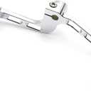 Motorcycle Heel Toe Gear Shift Lever + Shift Peg for Harley Sportster XL883 XL 883 1200 2004-2017 Mid-Controls Shifter Levers (Chrome)