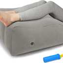 ZYODUOB Inflatable Leg Elevation Pillow, Wedge Pillow for Sleeping, Portable Wedge Pillow, Improve Circulataion and Reduce Swelling, for Sleeping, Recovery, Pregnant (Grey)