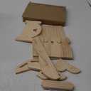 balacoo Elevated Wooden Hamster Bed Stairs Multi-Purpose Small Pet Bed for Chinchilla Squirrel