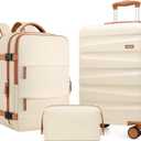 UKEIN Luggage Set with Backpack,Polycarbonate Carry On Luggage Airline Approved with Spinner Wheels, Hardshell Travel Suitcase with TSA Lock,Suitcase Set 3 Piece