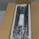 Torchlet Battery Operated Wall Sconces Set of 2,DIY Independent Rotation Picture Lights ,3000K-6000K Dimmable LED Rechargeable Wall Lights for Living Room Bedroom, 28.3In