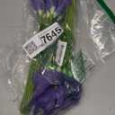 Duovlo 20pcs Calla Lily Bridal Wedding Bouquet Lataex Real Touch Artificial Flower Home Party Decor (Purple)