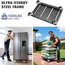 KEDSUM 1800LBS Furniture Dolly with Panel, 24 in x 17 in