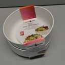 Nordic Ware Soup or Salad Bowl, Set of 2, White, Microwave Safe Polypropylene