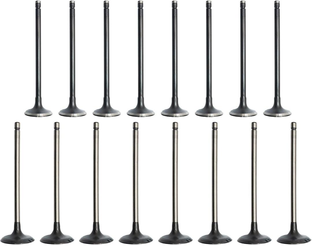 SecosAutoparts 16Pcs Exhaust Intake Valve Kit, Fit for Toyota Corolla Prius C-HR L4 1.8L DOHC 16V 2008-2015, Fit for Lexus Ct200h 2011-2017# 13715-0T010, 13711-0T010