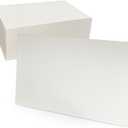 Linen Textured Cardstock 5x7 White 200 Sheets 80 lb Cover for Printers Invitation Arts and Craft